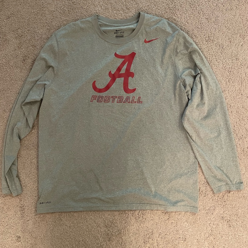Alabama Football Long Sleeve (Nike Dry Fit)